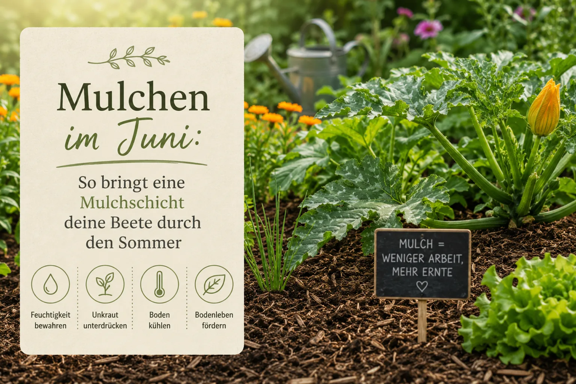 Mulching in June: How a Layer of Mulch Carries Your Beds Through Summer